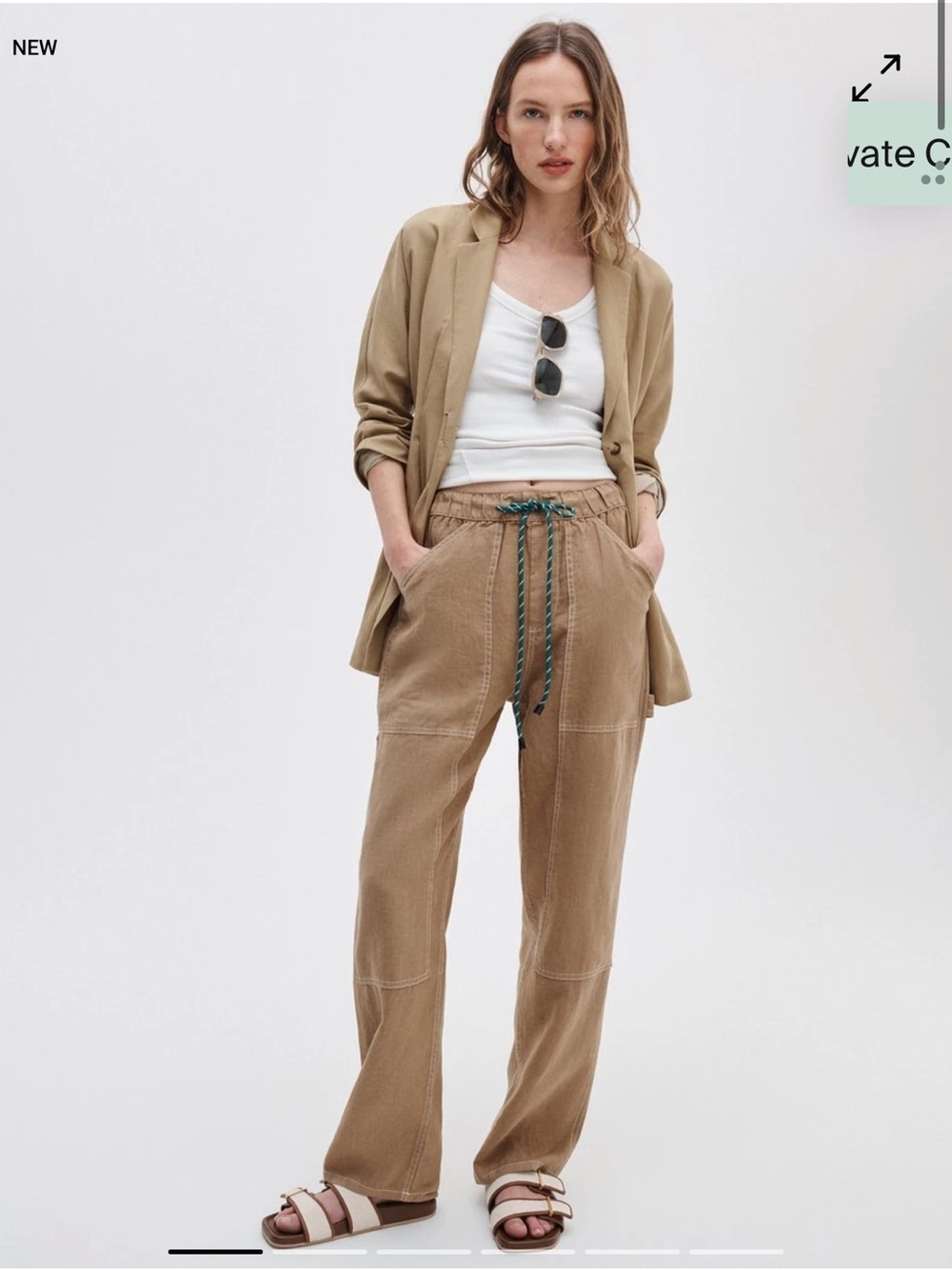 rag & bone Atlas linen pant - Picture 4 of 7